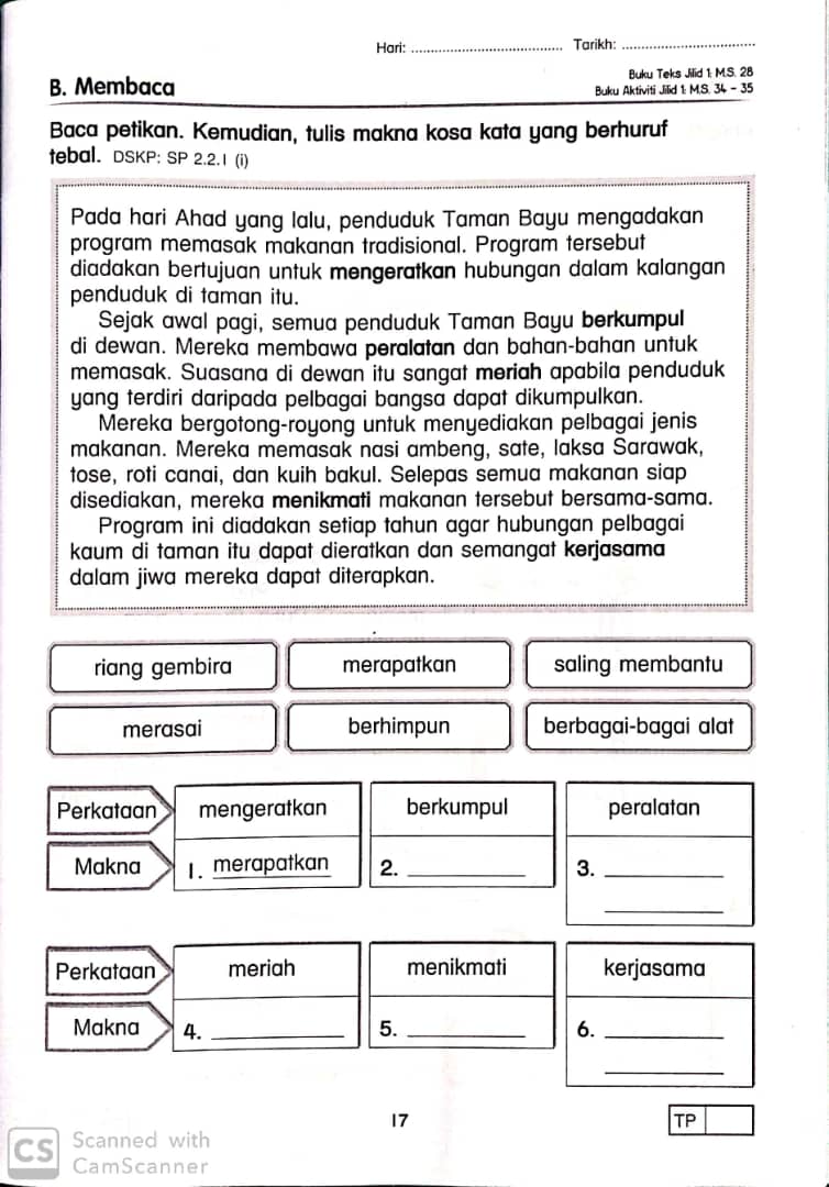 Jawapan Buku Aktiviti Bahasa Melayu Tahun 3 Jilid 1 Pdf Jawapan Buku  Vrogue