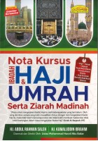 Nota Kursus Ibadah Haji & Umrah Serta Ziarah Madinah  