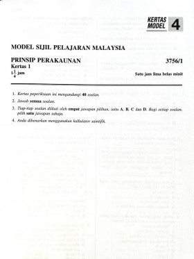 Kertas Model Spm Prinsip Perakaunan