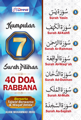 Kumpulan 7 Surah Pilihan & 40 Doa Rabbana 